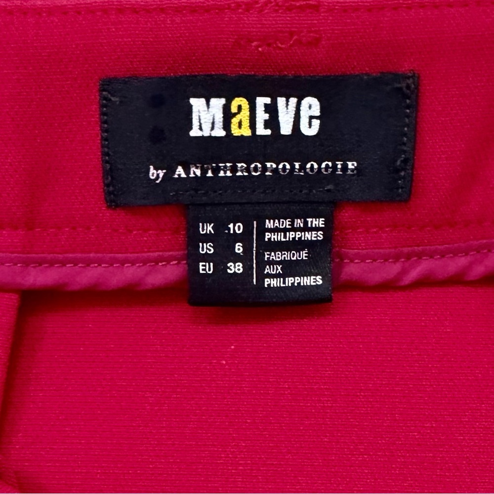 Anthropologie Maeve Avery Pleated Full Length Maxi Skirt Pink Size 6 Pockets - Picture 8 of 12